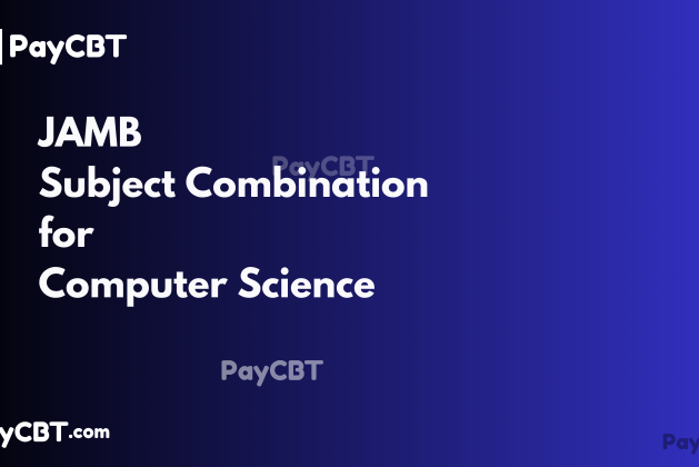 JAMB Subject Combination for Computer Science (All Schools) pdf